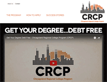 Tablet Screenshot of crcprogram.com